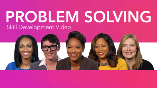 Thumbnail of five women experts talking about problem solving skills and advice for girls.