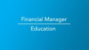 Financial manager education title thumbnail