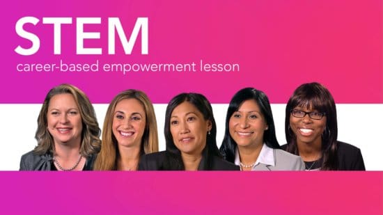 5 faces of diverse women role models from the discussion video STEM career exploration