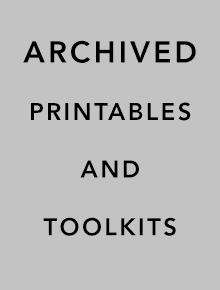 Archived Career Girls Printables Toolkits