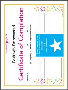 Positively Empowered Certificate