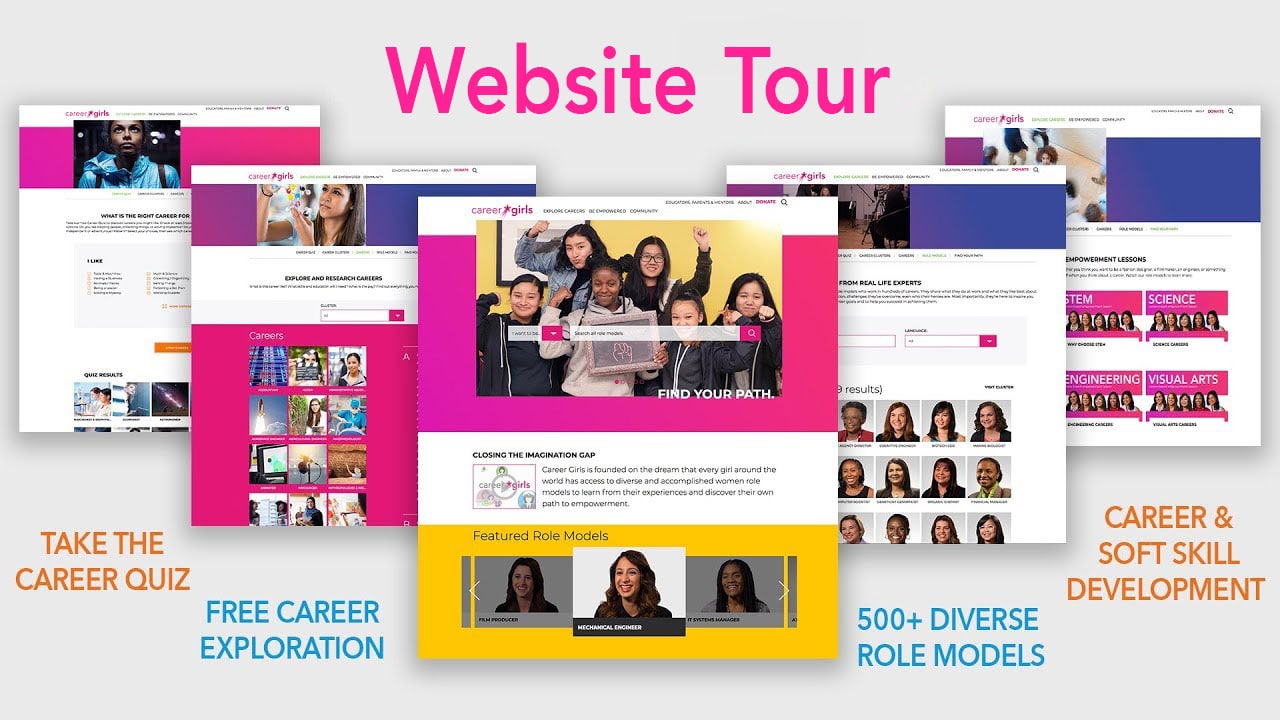 Career Exploration Website For Girls Video Tour