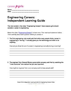 Engineering-Careers-Lesson-Discussion-Guide - Career Girls