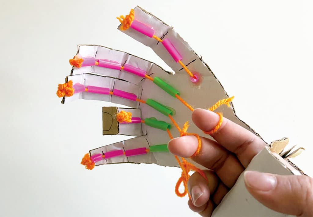 Robotic hand activity