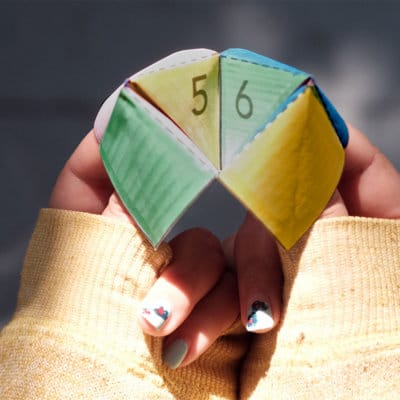 Resilience catcher group activity origami paper project for girls