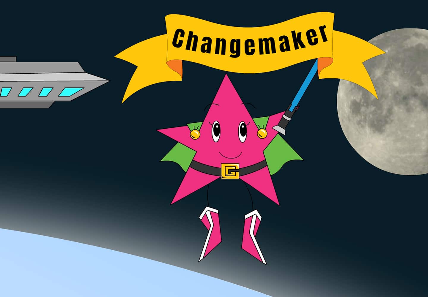 Changemaker star in space
