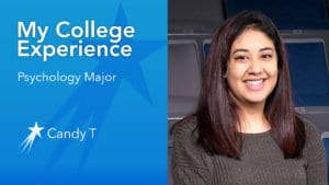 Candy T College Experience psychology major