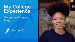 Jhanae A College Experience Computer Science Major