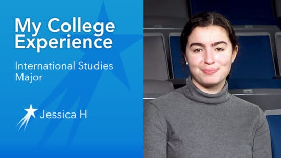 Jessica H College Experience International Studies Major