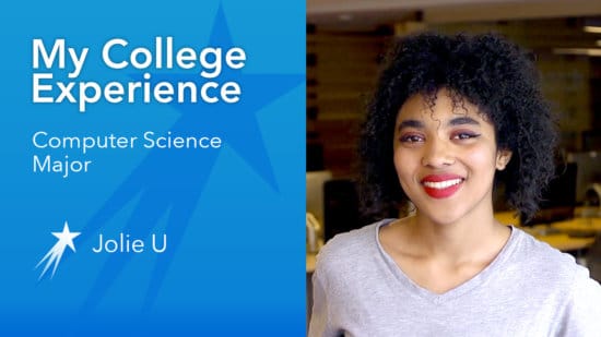 Jolie U College Experience Comuter Science Major
