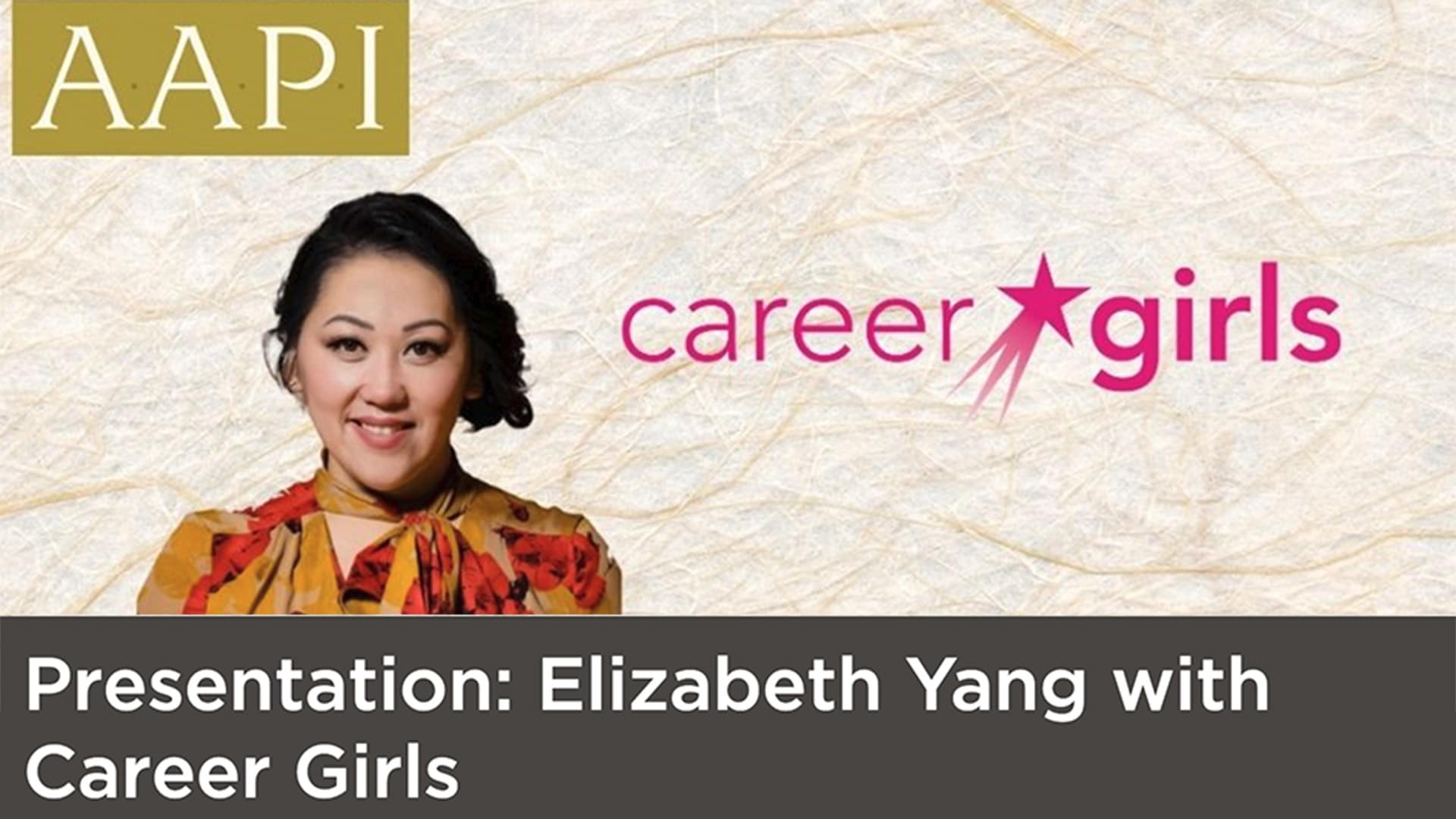 Elizabeth Yang SFPL Event