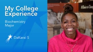 college advice from Dakarai, a Biochemistry major at Spelman College