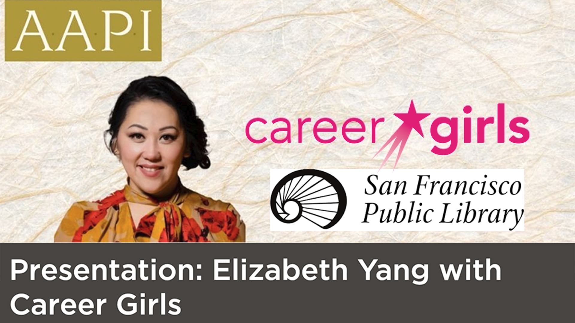 SFPL Elizabeth Yang Career Girls