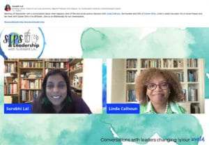 Surabhi Lal and Linda Calhoun on SIPS and Leadership podcast