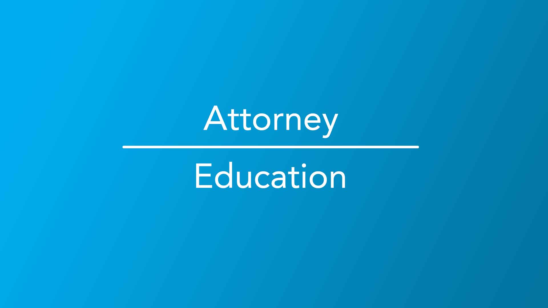 Attorney Education Career Girls