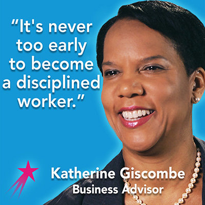Katherine Giscombe free motivational classroom poster: 