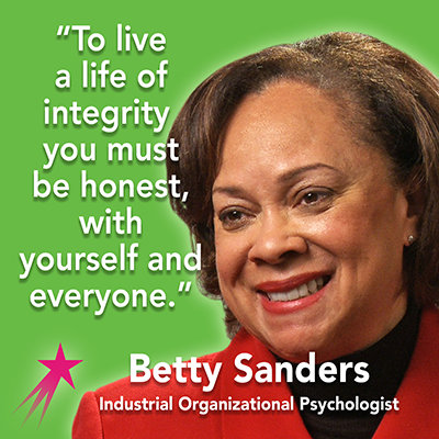 Betty Sanders free motivational classroom poster: 