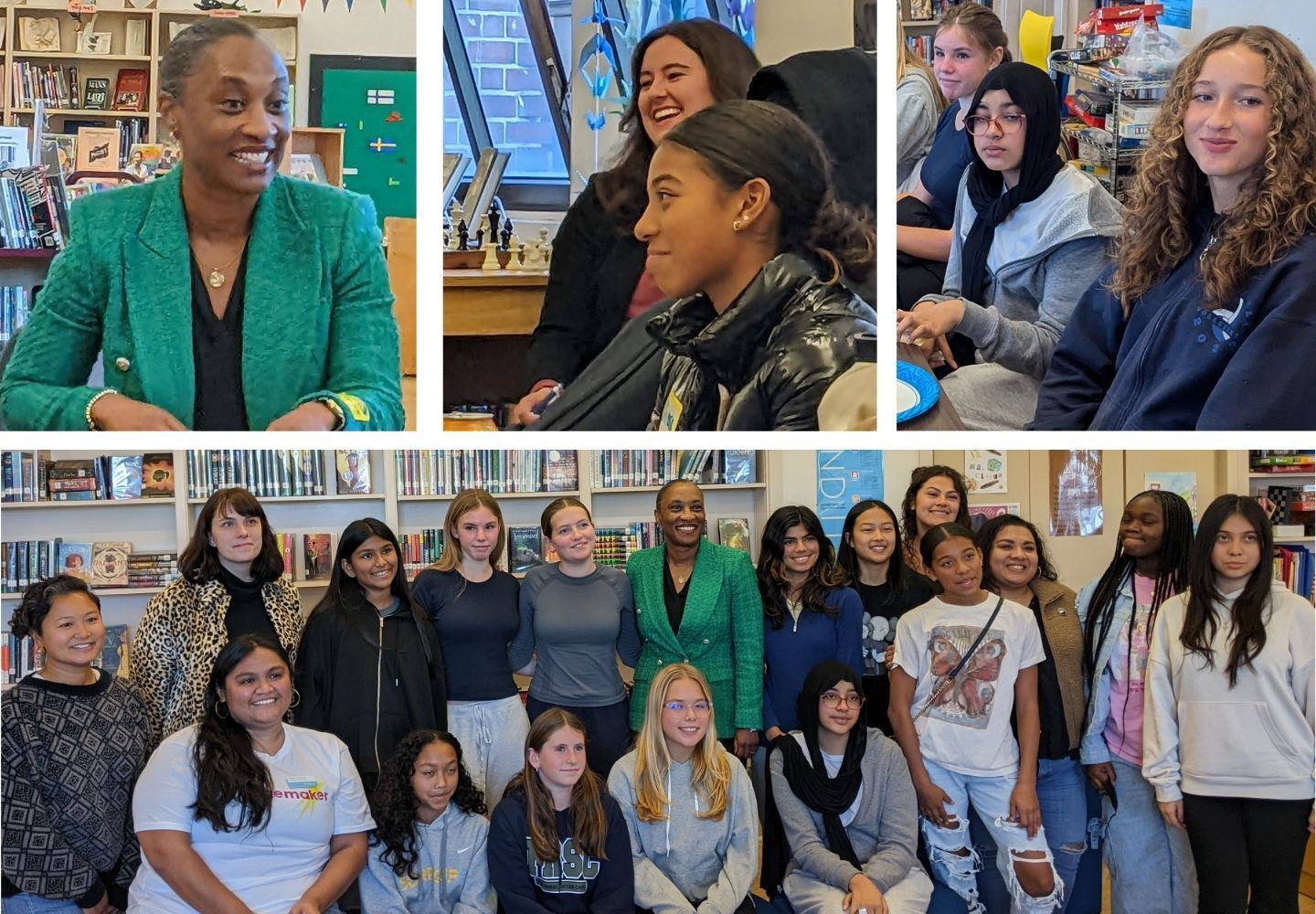 U.S. Senator Laphonza Butler Inspires Career Girls Club Members at Roosevelt Middle School