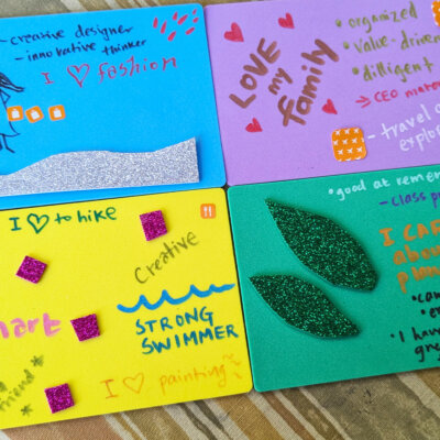Authenticity Empowerment Activity - Step Three - Put all quilt squares together