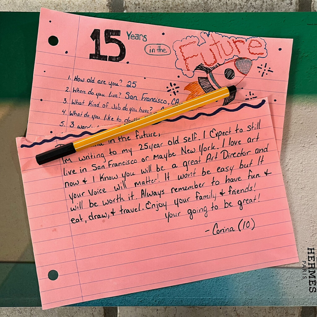 Investing Early Empowerment Activity - Letter to my future self