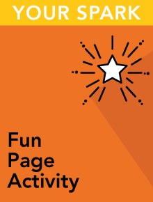 Finding Your Spark video fun page activity