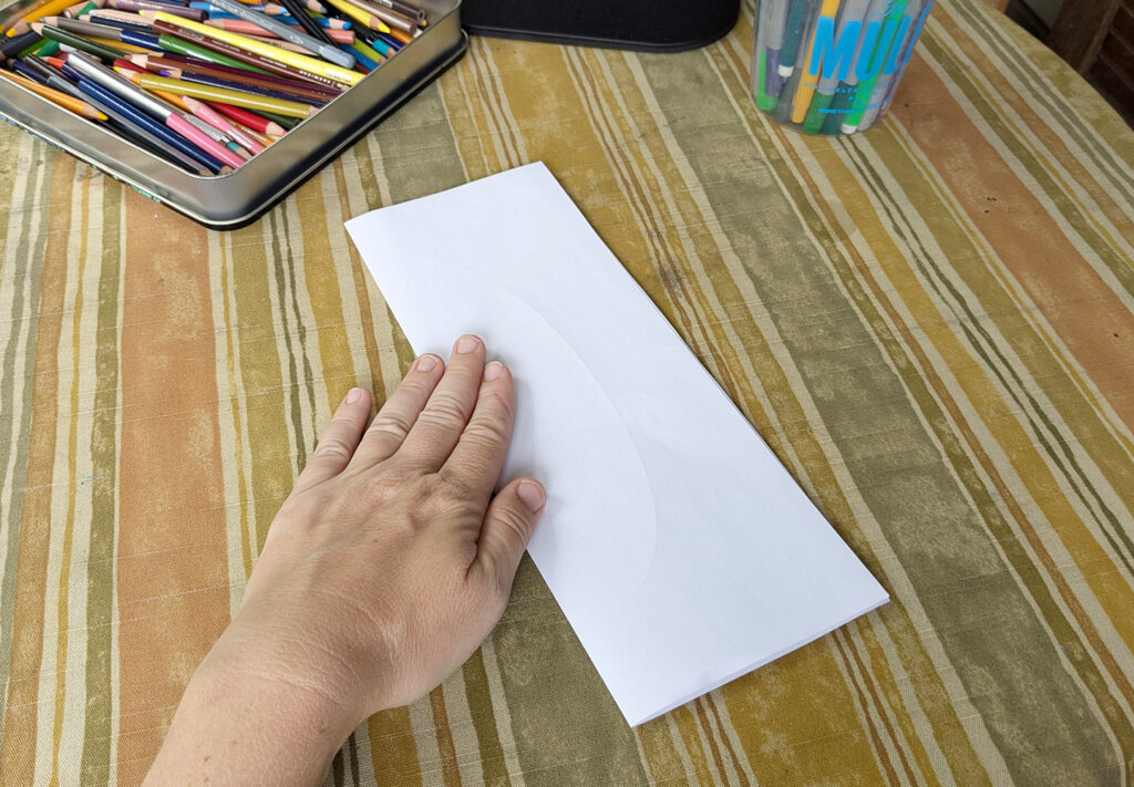 Build Your Personal Brand group Empowerment Activity - step 2 - fold the paper