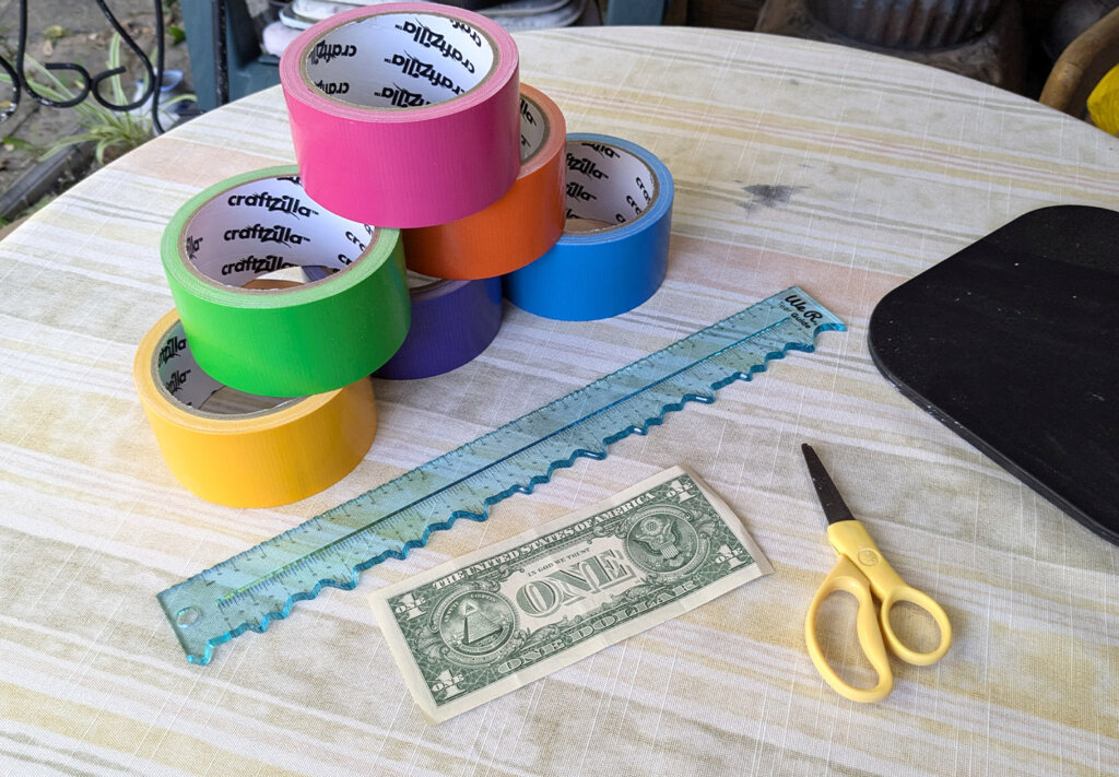 Building Wealth - Duct tape wallet group Empowerment Activity and discussion questions - Materials