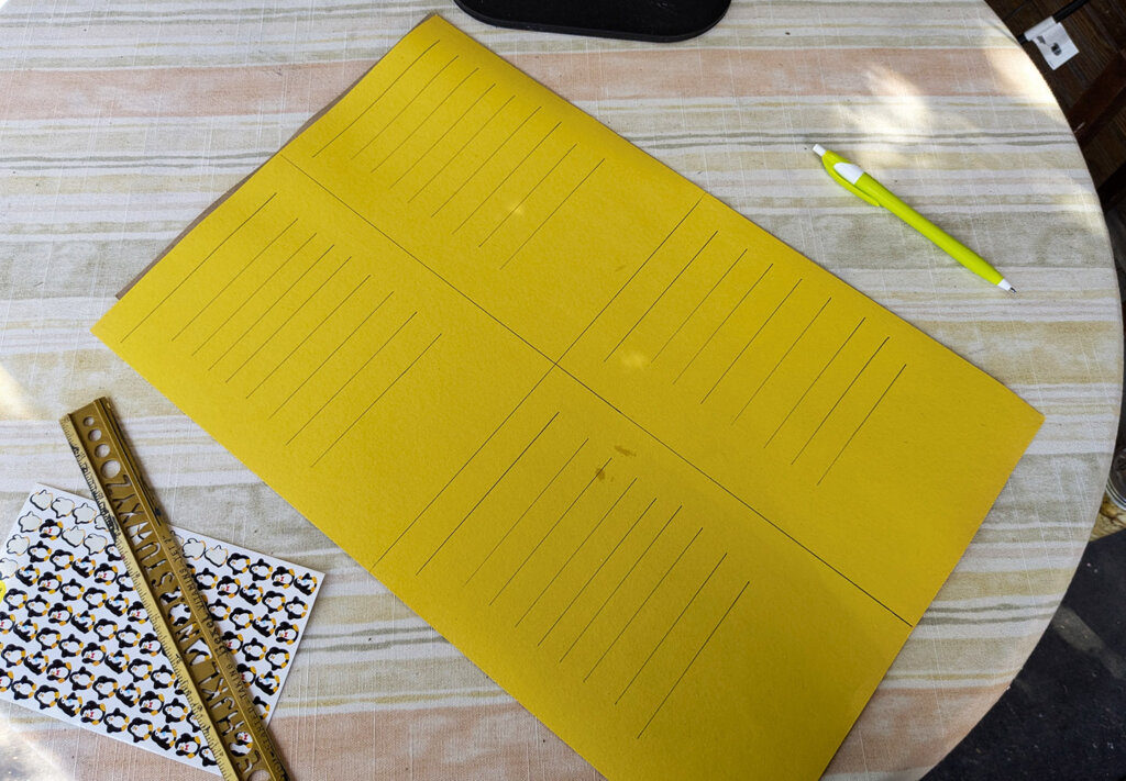 Draw lines for each sub-task