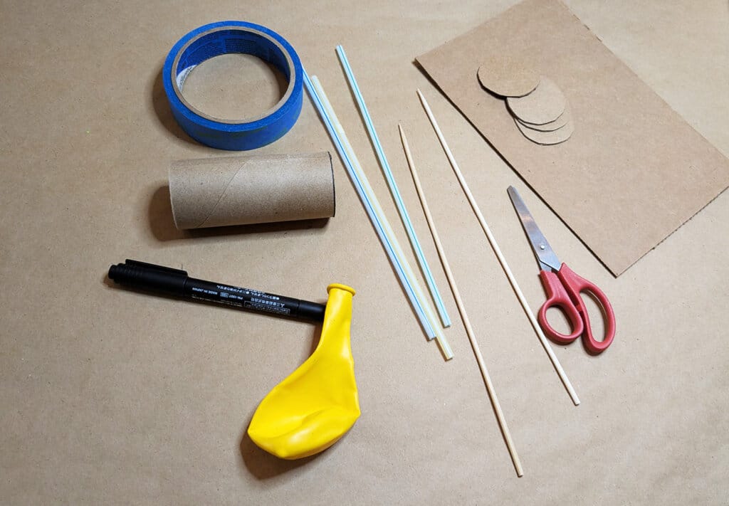 Balloon Car Engineering Activity - materials