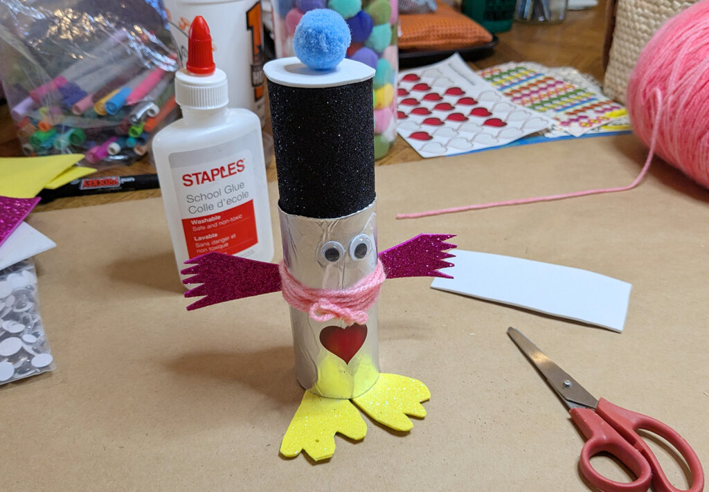 Craft Mini-Robot #2 - Activity for AI Career Exploration - final example