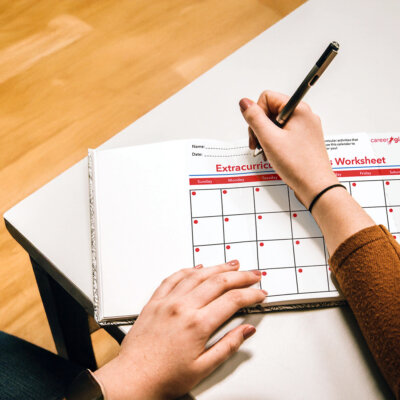 Extracurricular Activities planner activity for Career Girls