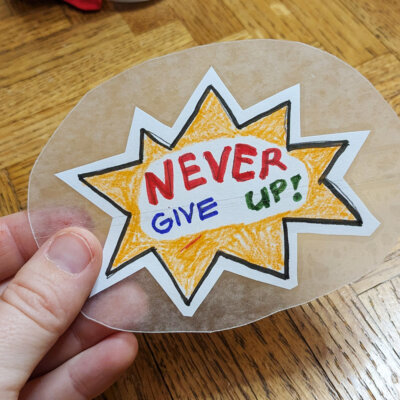 Work Ethic Group Activity - Stick To It - Step 9