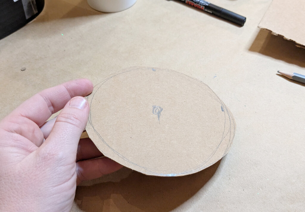 Zoetrope activity -cut out cardboard circle