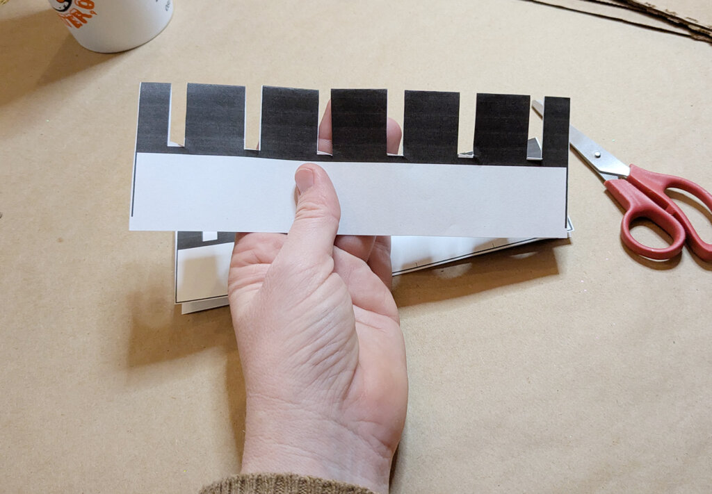 Zoetrope activity - cut out notches