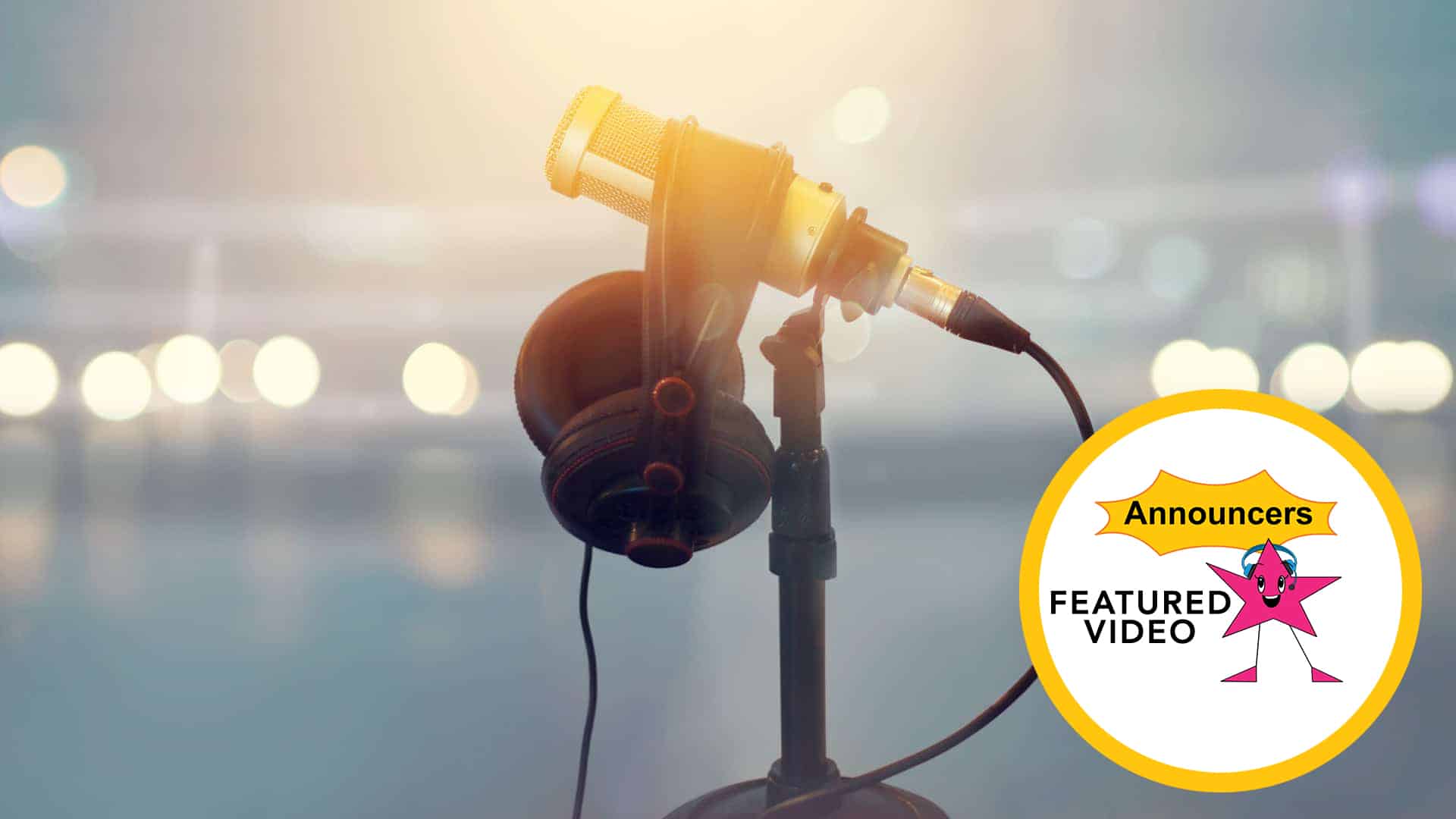 Announcer Career thumbnail for animated video career overview