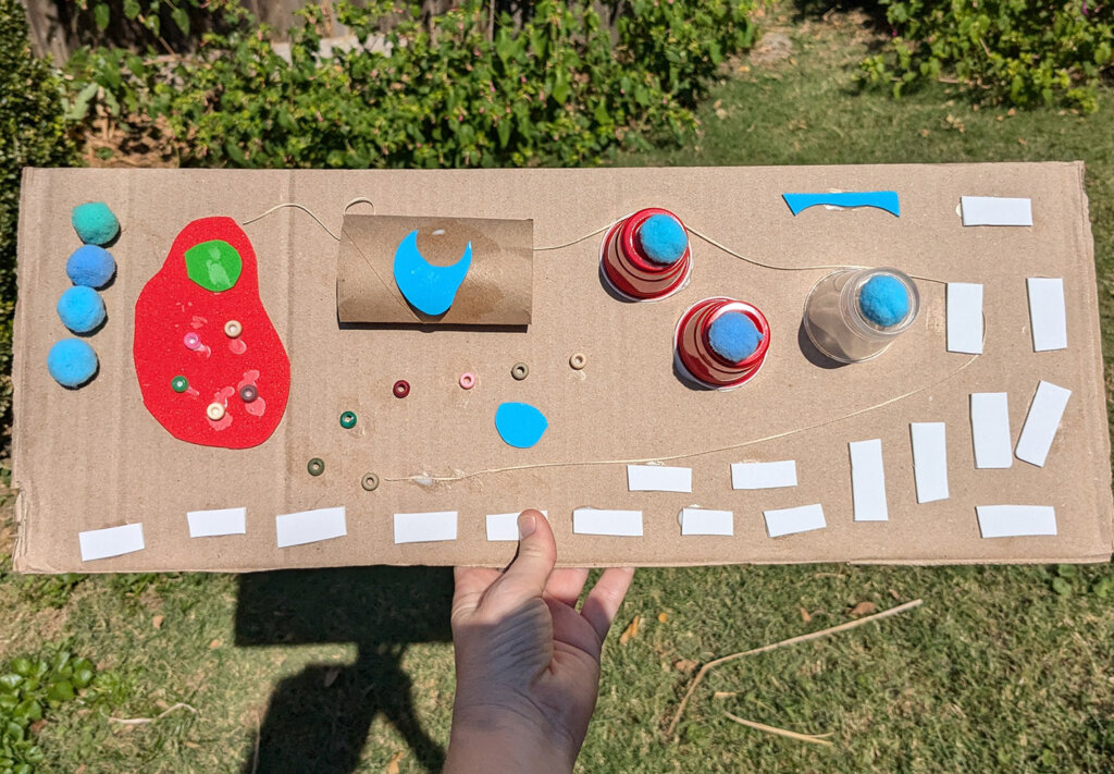 Enjoy your finished scrap sculpture assemblage!