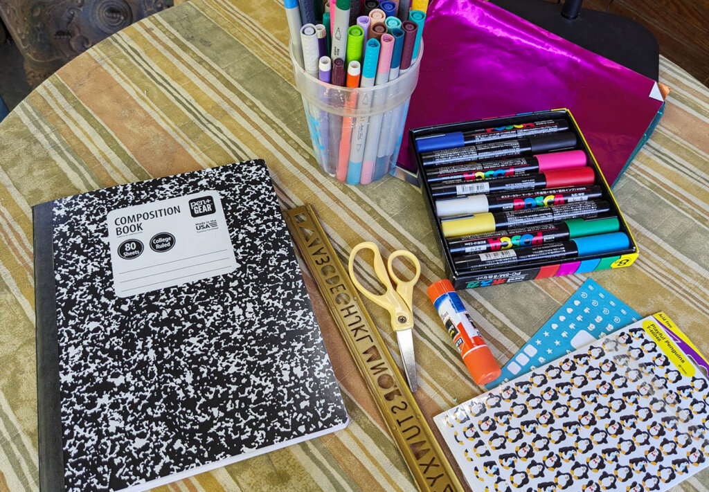 Materials for Notebook Planner