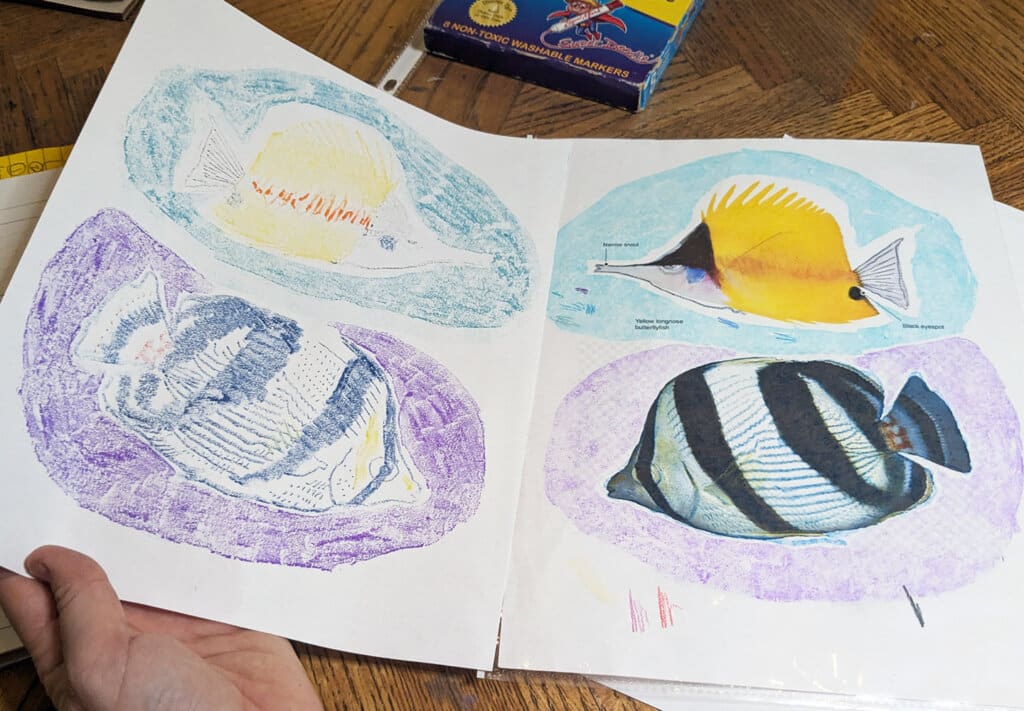 Printmaking Marker Monotype Step 6. Make more!